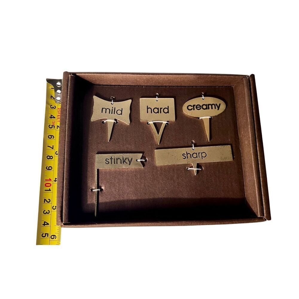 Gold  Brass Stainless Steel Cheese Markers Cost Plus World Market